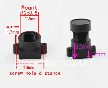 M12 obiectivul de montare lentile din Plastic montare aparat de fotografiat lentilă monta lentile de Plastic titularul Pas Fix 18MM CY-12x0.5(18mm)D