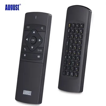 August PCR500 Android TV Control de la Distanță cu Fly Air Mouse și Tastatură la Distanță fără Fir pentru Cutii TV Android și Pc-uri Multimedia