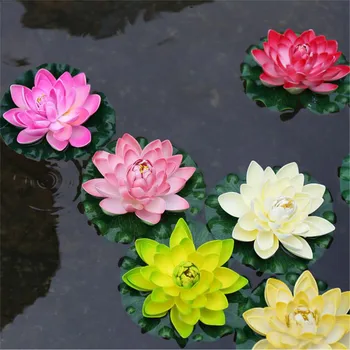 Noi 5PCS/lot de înaltă calitate, 28 cm mătase artificială bubble flori buchet de flori de nunta decoratiuni rezervor de pește plutitoare lily lotus