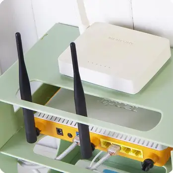 Creative TV Set-top Box de Raft Router Finisare Raft de Depozitare Cablu de Alimentare Priza Comutator Cutie de Depozitare