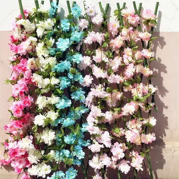6pcs Cires Floare de Viță de vie Begonia Cherry 180cm False Lungi Sakura Viță-de-vie pentru Petrecerea de Nunta Acasă Decorative Artificiale Flori Agățat