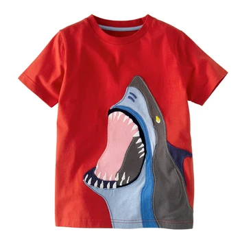 Bumbac Haine de Vară 18 Luni-6M Băieți Fete T-shirt Copii T-Shirt Îmbrăcăminte pentru Copii Desene animate Fată Băiat Creativ Teuri Topuri