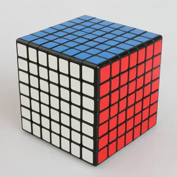 ShengShou Mini 7x7 Puzzle Cub Profesional PVC&Mat Autocolante Cubo Magico Viteza Puzzle Clasic de Învățare și Jucărie de Învățământ