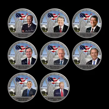 WR Toate cele 45 de Președinți ai sua Monede de Argint Seturi Cadou de Monede Acasă Artă Decorativă Meserii de Afaceri de Calitate de Suvenir Cadouri 44pcs