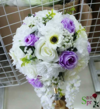 SPR NOU!Transport gratuit! 10buc/lot masă de nuntă cu flori mingea artificiale arc de flori de perete fundal flori decor flore