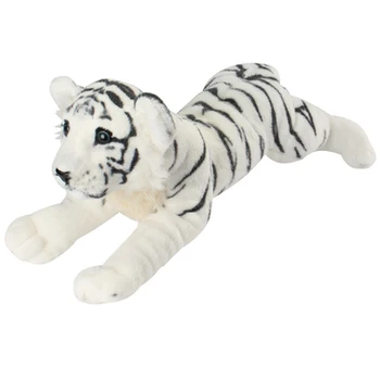Simulare predispuse tigru alb de mari dimensiuni 60cm jucărie de pluș moale perna cadou de Crăciun b0098
