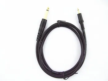 Placat cu aur 6.3 6.35 6.5-3.5 3.5 sau la 6,35 mono cablu Audio liniile de Semnal Audio și video de transmitere de semnal de linie
