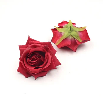 20buc 9cm Rose Flori Artificiale Pentru Decor Nunta Pânză de Îmbrăcăminte Cusut Manual Arte DIY Meșteșug Consumabile Accesorii