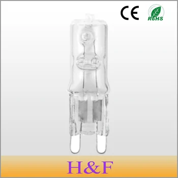 HoneyFly 20buc/lot G9 bec cu Halogen Bec 220V Capsulă de Cristal Clar Lumina 20W 30W 40W cu Halogen G9 Alb Cald Comerciale