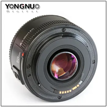 YONGNUO YN 50 1.8 EF f/1.8 AF 50mm 1:1.8 Standard Prim Obiectiv Diafragma Focalizare Automată pentru Canon EOS DSLR