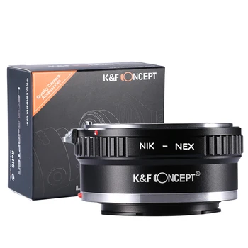 K&F CONCEPT Lens Mount Inel Adaptor pentru Nikon AI Lentile se potrivesc pentru Sony NEX E-Mount Corpul Camerei, cum ar fi NEX-3N NEX-5