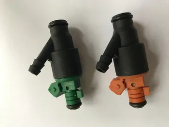 4 bucăți x ORIGINAL Injectorului de Combustibil Pentru 95-02 Kia Sportage 2.0 două verde 0280150502 și două portocale 0280150504