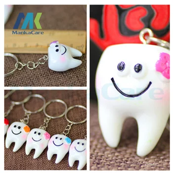 12 Buc Simulare dinte pandantiv breloc mici cadouri promotionale cadouri Dentare Spitale / Clinici