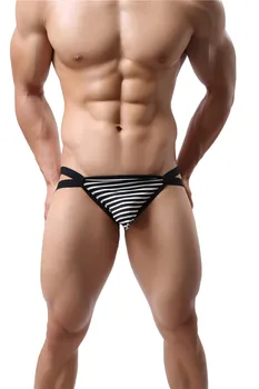 YUFEIDA en-Gros 4BUC 95% Bumbac Masculin Lenjerie pentru Bărbați Boxeri Sexy Bikini tanga Thong pantaloni Scurți Exotice Sportivi Chiloți Bărbați Curea