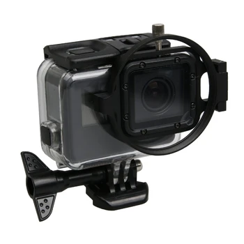 Pentru GoPro HERO5 Sport de Acțiune aparat de Fotografiat Profesional 58mm 16X Lentile Macro Close-up Filtru Capac Obiectiv de Bază Inel Adaptor Obiectiv Curea de Mână