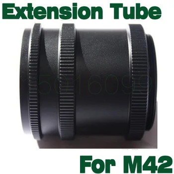 M42 Metal Macro Extensie Tub 3 Inel L8D Set Adaptor Pentru M42 42mm Montare Șurub Digital SLR aparat de Fotografiat Lentilă