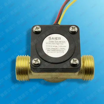 Apa Flow meter debitmetru indicator de combustibil Sala de curgere senzor inductiv comutator indicator contra G1/2 DN15mm 1-30L/min DC4.5V-18V