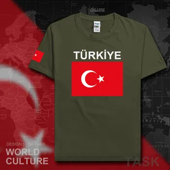 Turcia t cămașă bărbați TUR 2017 t-shirt bumbac națiune echipa de tricouri bumbac fanii top crossfit, fitness tricou turc Turc țară