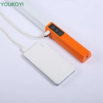 Lumina Camera Handheld Portabil Video cu LED Baghetă luminoasă cu Geantă de transport Control de la Distanță IR USB Reîncărcabilă de Gheață Lumina de Fotografie