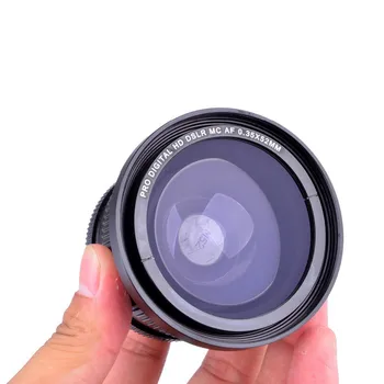 52mm 0.35 x Super Fisheye cu Unghi Larg de Lentile aparat de Fotografiat pentru 52 MM Nikon D7000, D7100, D5200 D5100 D5000 D3100 D90 D60 Cu Obiectiv 18-55mm