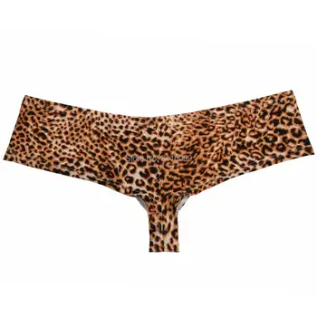 Sexy Bikini Leopard de Imprimare pentru Bărbați chiloți Boxer de sex Masculin Chiloti Lenjerie intima Barbati Boxeri Fashion Design Neted Confortabil