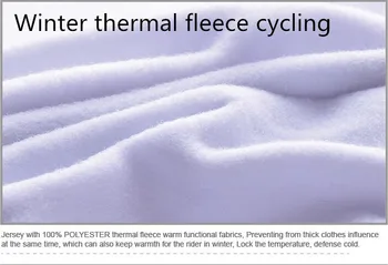 Iarna Thermal Fleece Bărbați Ciclism Jersey cu Maneca Lunga cu Bicicleta Îmbrăcăminte Sport de Iarnă Biciclete Imbracaminte Purta Ropa Ciclismo