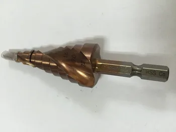 HSS-CO Cobalt Spirală Canelat 4-22mm Călcat Con Exerciții Pic Gaura Instrument Tăietor Kit