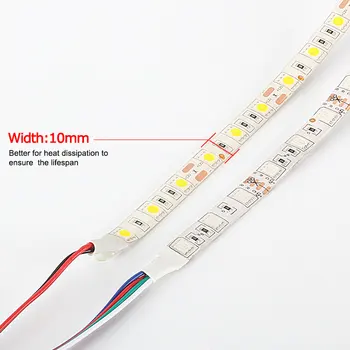 5m Banda LED 5050 12V 60LEDs/m Flexibile LED RGB LED Strip Waterproof Led-uri Panglică Bandă Decor Acasă Lampa 5050 SMD