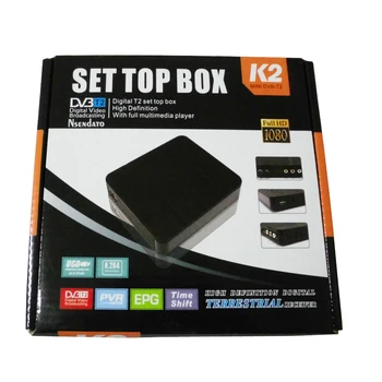 K2 DVB-T2 DVBT2 Set Top box Digital Terestru Receptor 1080P, DVB-T2 H. 264 MPEG4 PVR Video TV Box Cu Telecomanda