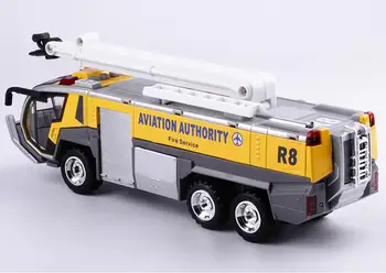 Noi Pompier aliaj masina de aeroport foc camion de model de jucarie pentru copii masina de inginerie mașină de sunet și lumină jucarii cadouri de ziua de nastere
