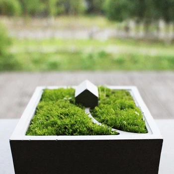 Silicon matrite beton moss mini casă mică muti-carne de flori de plantat mucegai desktop Decor ciment mucegai