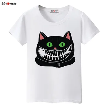 BGtomato tricou Frumoase pisici negre minunat tricou femei nou stil de desene animate tricou Original brand popular de sus tees