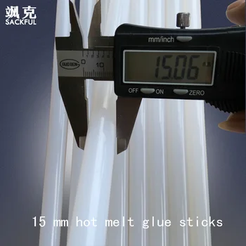 15.0 * 300mm hot melt glue stick, 10piece/buc, 0#AC