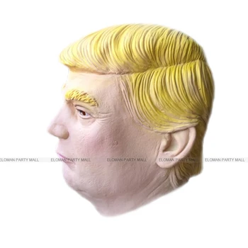 ELOMAN Donald Trump masca Costum de Halloween Realist Latex Mascarada pentru petrecerea de cosplay