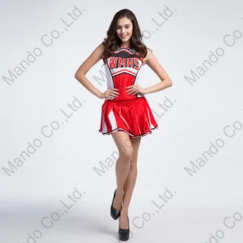 Fata cosplay Mascat Rochie costum Adult Femei Fete Glee Majoreta Scoala Fancy Dress Uniform Costum de halloween