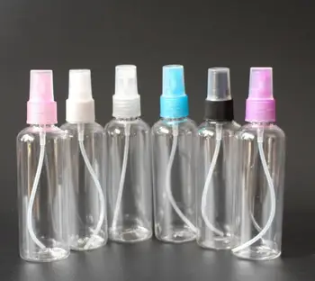 100 ml pulverizare spray sticla Returnabile Sticle mici stropitoare de plastic sub-imbuteliere cosmetice sticla 200pcs
