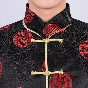 Bărbați chinez Haine Tradiționale Retro Rochie Lungă Robă Stil Chinezesc Om Bogat Halat Rochie Proprietar de Îmbrăcăminte În China Antică