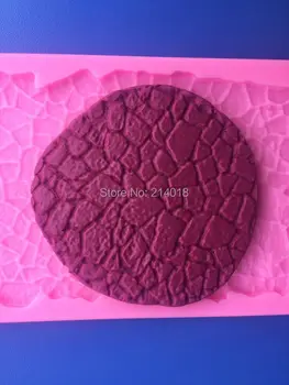 PRZY DIY tort de ciocolată zahăr instrument de copt din silicon Linii de piatră fondante mucegai