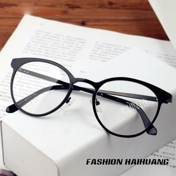 Super Calitate Nou Cadru metalic clasic de ochelari de Epocă stil de moda pentru femei și bărbați ochelari optice oculos de grau obiectiv clar N723