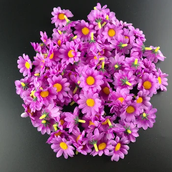 100BUC Flori Artificiale Petrecere de Nunta Casa de Flori de Mătase pentru Decor Nunta Mini Alb Floare DIY Scrapbooking Flori False