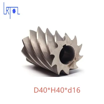 HHS Cilindrice freze D40*H40*d16 din oțel de mare viteză de Frezat instrument
