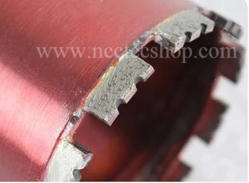 [În formă de dinți de fierăstrău] Diamond core drill bit segmente cu crestături | Marele zid din China Segmente de dinti, dinte pentru umed burghie