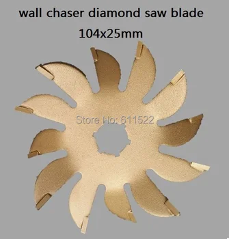 Perete chaser văzut lama 110mm lamă de diamant văzut pentru perete cutter 25mm lățime la pret bun si livrare rapida