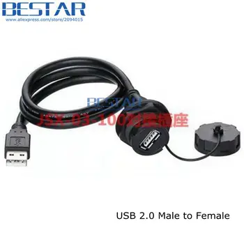 USB 2.0 IP67 rezistent la apa USB2.0 IP 67 Cablu de conectare de 1m 3ft USB Dovada de Apă Soclu