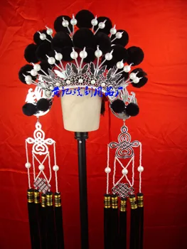 Drama activități opera hat cască de mireasa frizură costum phoenix coronet robe pompon Coronet stil chinezesc pălărie 20colors