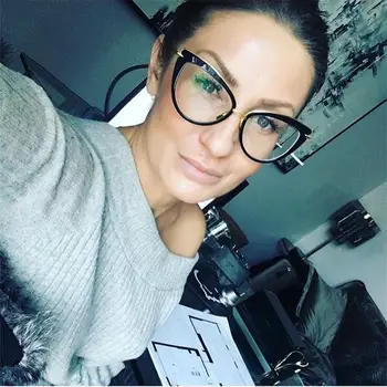 Ochelari rame pentru femei ochi de Pisica clar pahare transparente, Calculator, ochelari femei vintage ochelari femei cadru 2018