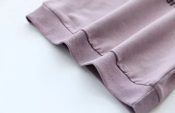 2018 Fetita Topuri cu Maneci Lungi Bluza O-gât Moda Stripe t-Shirt Pentru Fată de Primăvară Clasic Scrisoarea Imprimate Haine pentru Copii