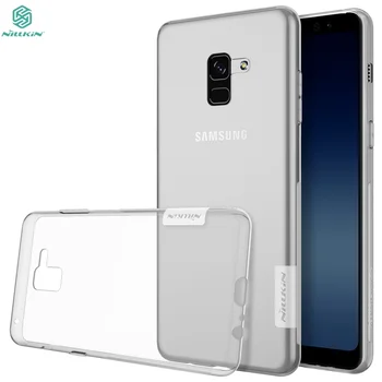 Pentru Samsung Galaxy A8 2018 caz A8+ 2018 Caz NILLKIN TPU Transparent Clear din Silicon Moale Capacul din Spate Pentru Samsung A8 Plus 2018