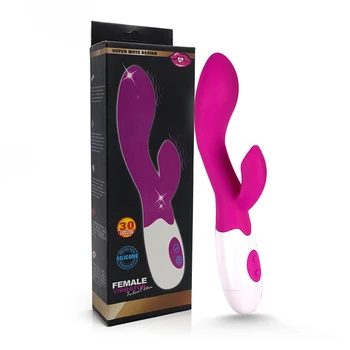 30 Viteze Silicon Dual Vibration G Spot Vibratoare Rabbit Vibrator stimulator clitoridian Corp Masaj Adult Jucarii Sexuale pentru Femei