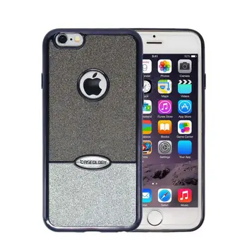 De Vânzare la cald Spumante Silicon de Caz Pentru iPhone 5 5S SE 6 6S 7 Plus Coque Bling Sclipici Moale Placare Partea de Telefon Capacul din Spate Fundas